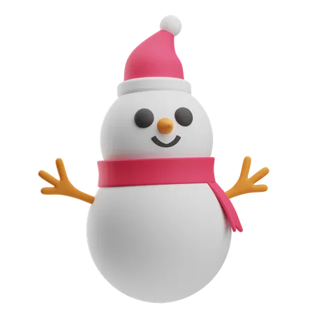 Bonhomme de neige  3D Icon