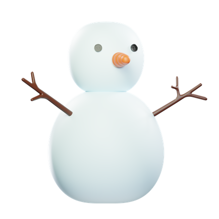 Bonhomme de neige  3D Icon