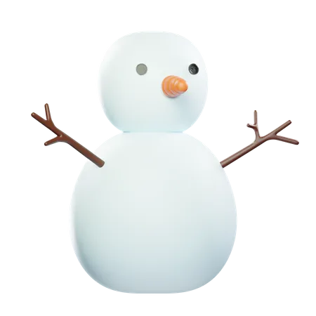 Bonhomme de neige  3D Icon