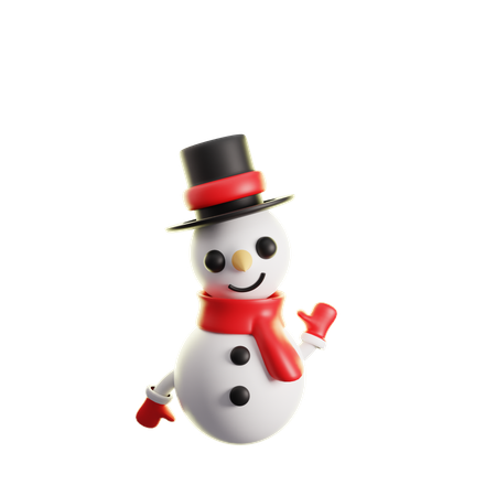 Bonhomme de neige  3D Icon