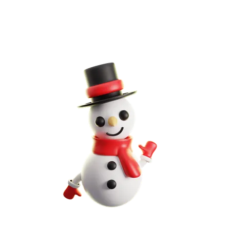 Bonhomme de neige  3D Icon