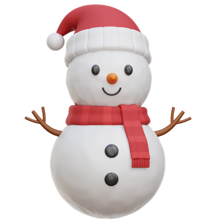 Bonhomme de neige  3D Icon