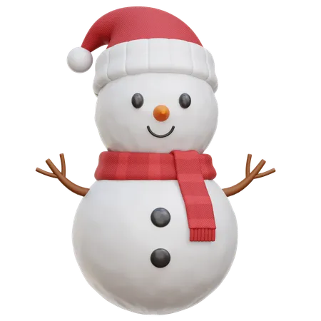 Bonhomme de neige  3D Icon