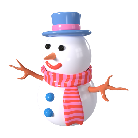 Bonhomme de neige  3D Icon