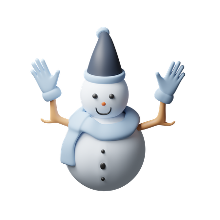 Bonhomme de neige  3D Icon