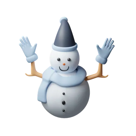 Bonhomme de neige  3D Icon