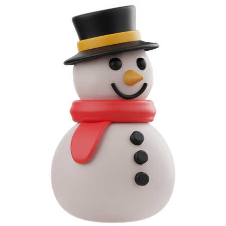 Bonhomme de neige  3D Icon