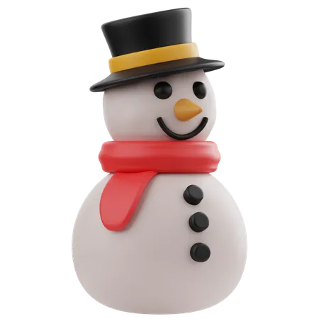 Bonhomme de neige  3D Icon