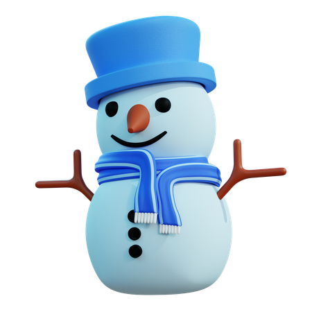 Bonhomme de neige  3D Icon