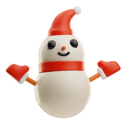 Bonhomme de neige  3D Icon