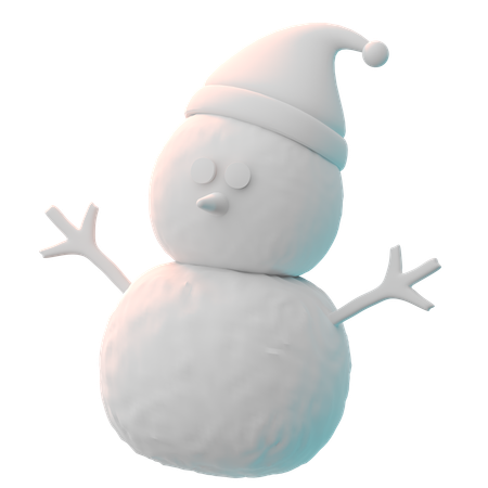 Bonhomme de neige  3D Icon