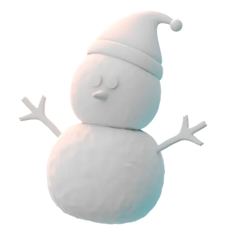 Bonhomme de neige  3D Icon