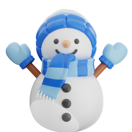 Bonhomme de neige  3D Icon