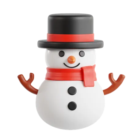 Bonhomme de neige  3D Icon