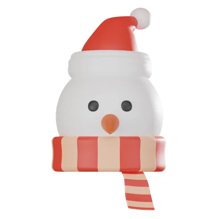 Bonhomme de neige  3D Icon