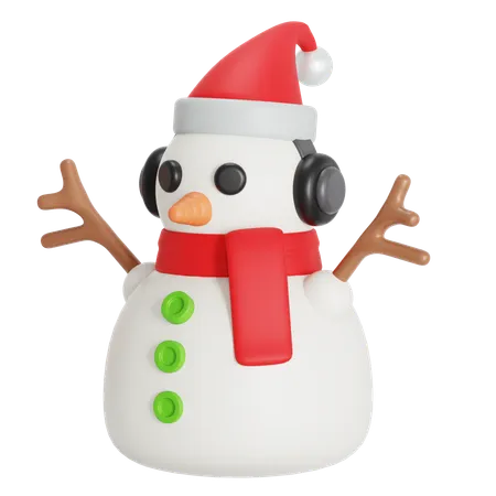 Bonhomme de neige  3D Icon