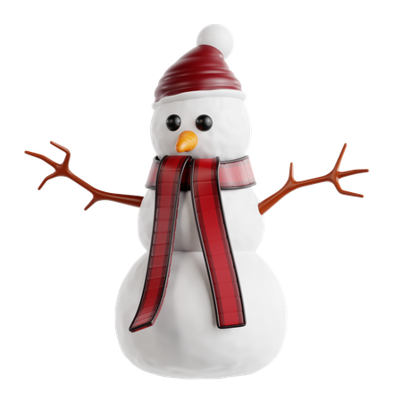 Bonhomme de neige  3D Icon