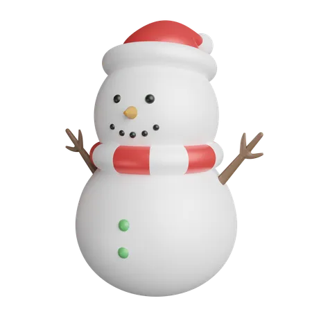 Bonhomme de neige  3D Icon