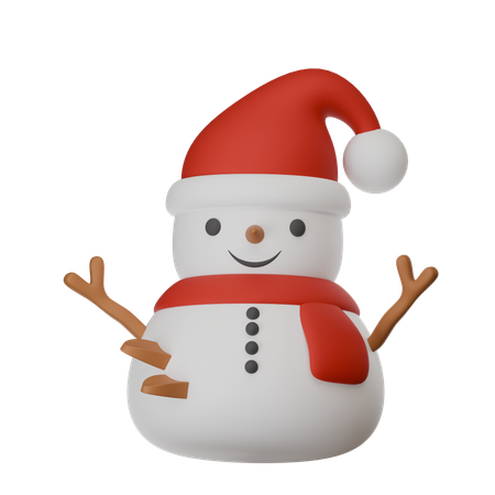 Bonhomme de neige  3D Icon