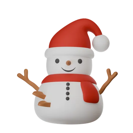 Bonhomme de neige  3D Icon