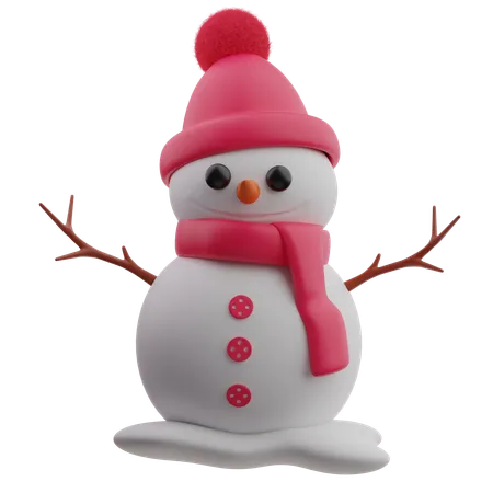 Bonhomme de neige  3D Icon