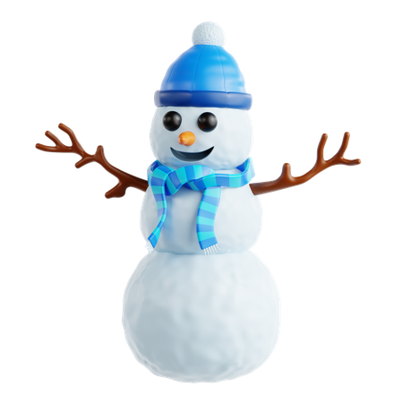 Bonhomme de neige  3D Icon