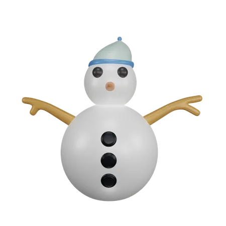 Bonhomme de neige  3D Icon