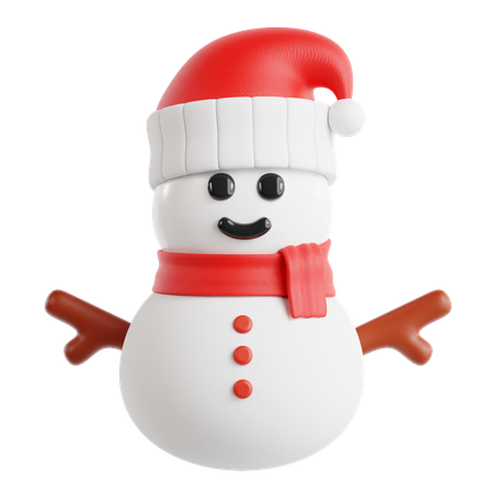 Bonhomme de neige  3D Icon