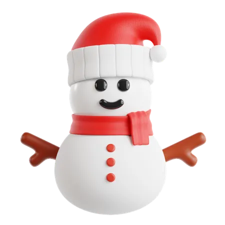 Bonhomme de neige  3D Icon