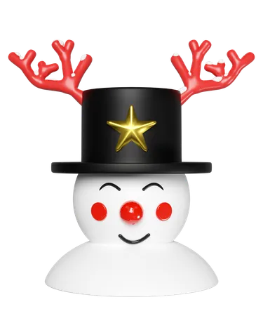 Bonhomme de neige  3D Icon