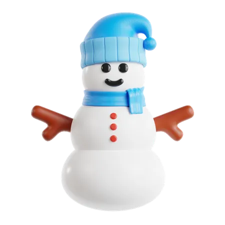 Bonhomme de neige  3D Icon