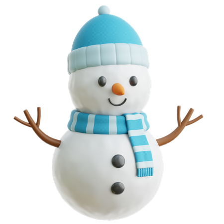 Bonhomme de neige  3D Icon