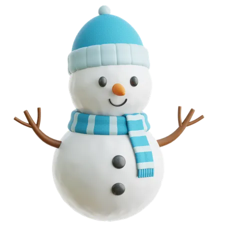 Bonhomme de neige  3D Icon