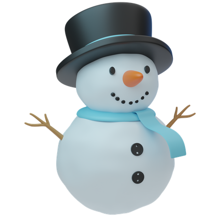 Bonhomme de neige  3D Icon