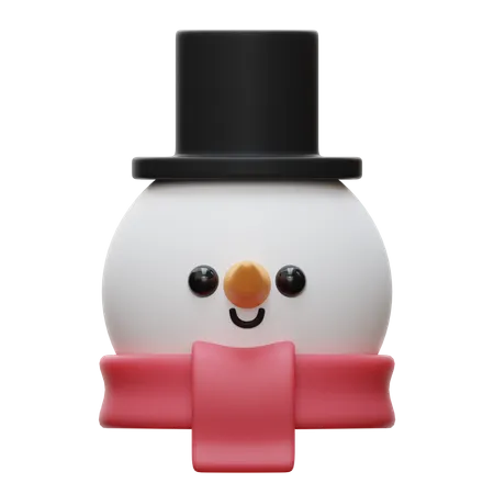 Bonhomme de neige  3D Illustration