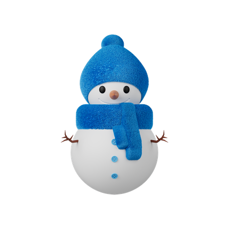 Bonhomme de neige  3D Icon