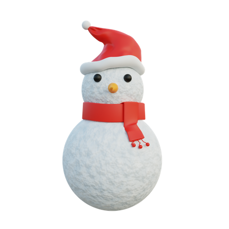 Bonhomme de neige  3D Icon