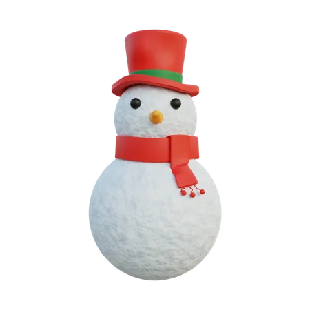 Bonhomme de neige  3D Icon