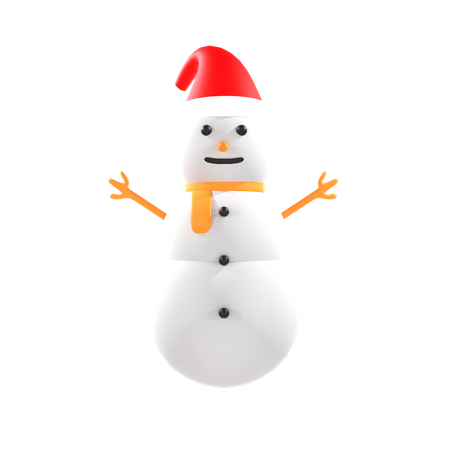 Bonhomme de neige  3D Icon