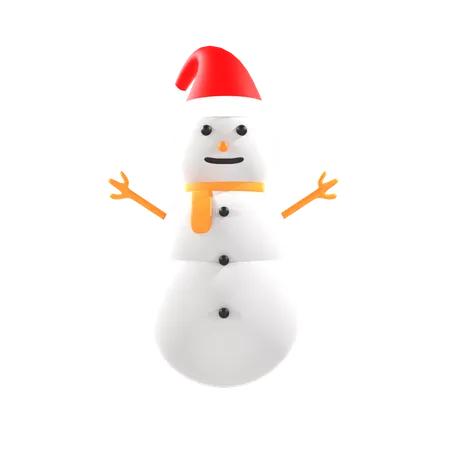 Bonhomme de neige  3D Icon