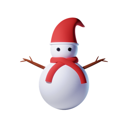 Bonhomme de neige  3D Icon