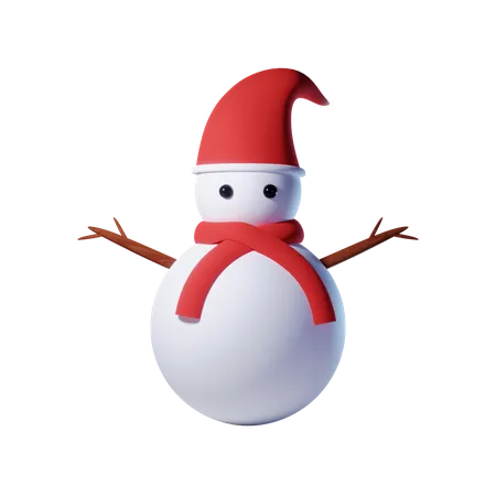 Bonhomme de neige  3D Icon