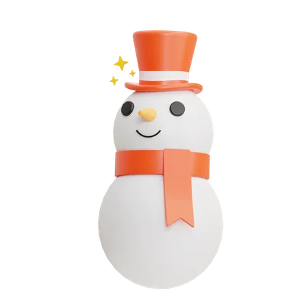 Bonhomme de neige  3D Icon