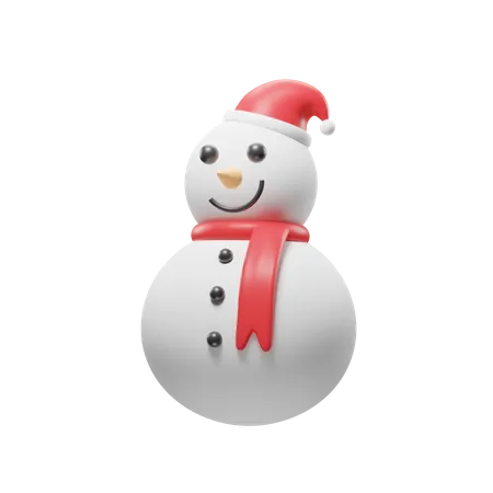 Bonhomme de neige  3D Icon