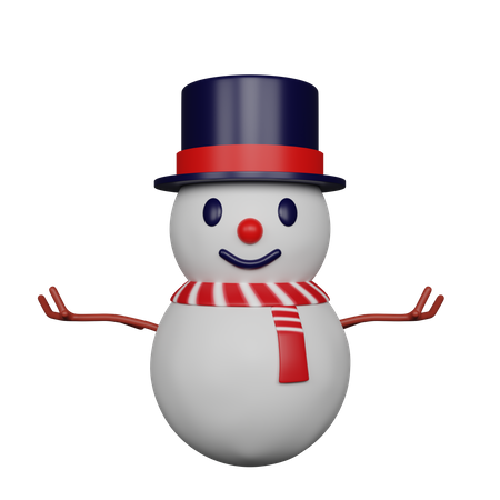 Bonhomme de neige  3D Icon