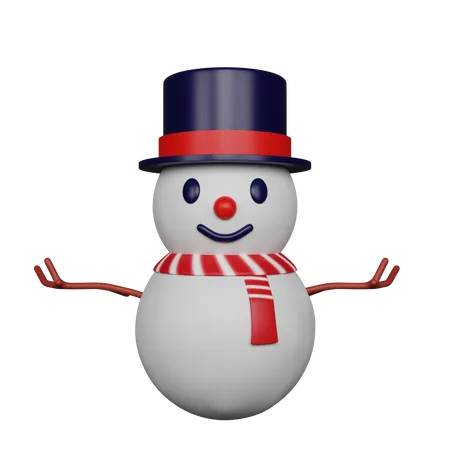 Bonhomme de neige  3D Icon