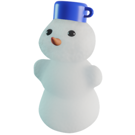 Bonhomme de neige  3D Icon