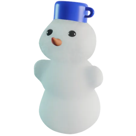 Bonhomme de neige  3D Icon