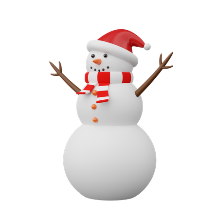 Bonhomme de neige  3D Icon