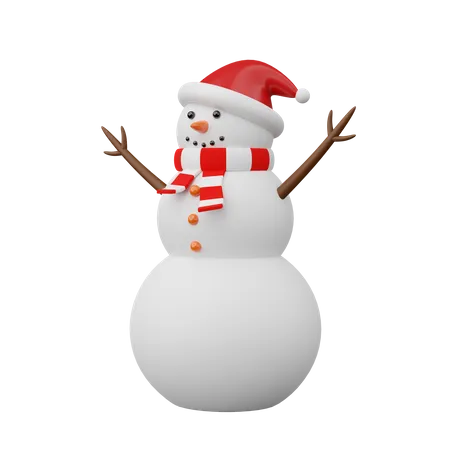 Bonhomme de neige  3D Icon